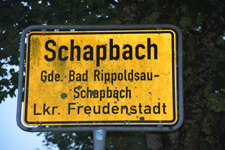 Ortstafel - Bad Rippoldsau-Schapbach